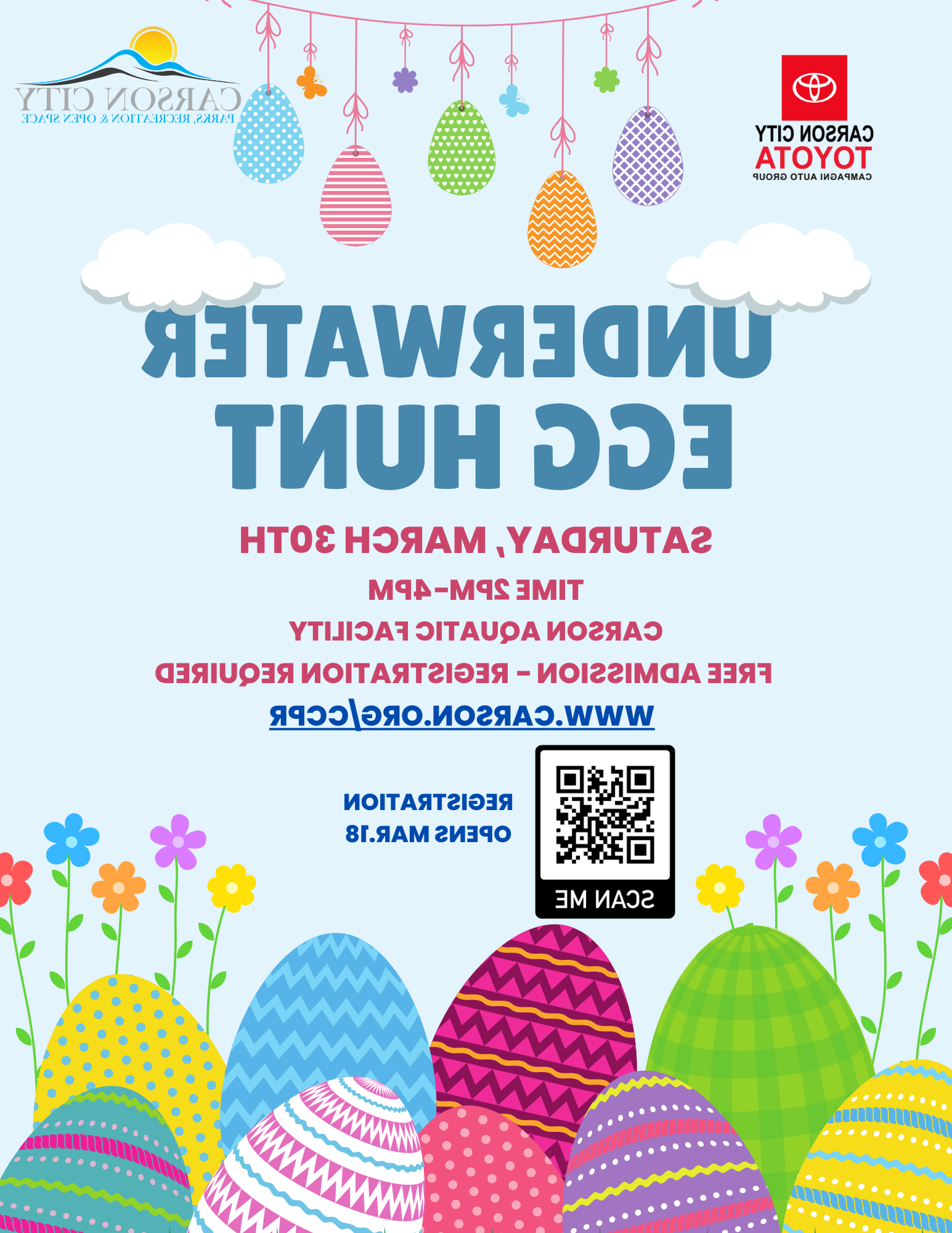 2024 Underwater Egg Hunt Flyer